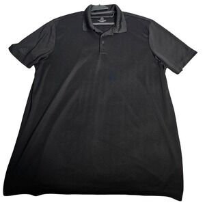Adidas Primegreen Mens 2XL Black Short Sleeve Performance Golf Polo shirt. 580